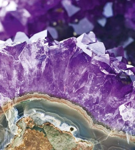 Fotobehang - Amethyst 225x250cm - Vliesbehang