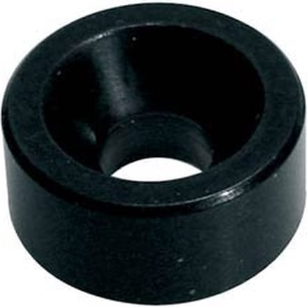 Boston W-760-B Nechklemmen Ferrules - Set van 4 (13,0 mm, Zwart)