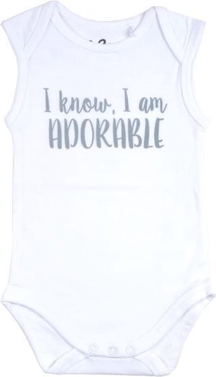 Fun2Wear Romper Adorable White Maat 50