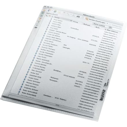 leitz zichtmap standaard a5 pp generfd 0 13mm
