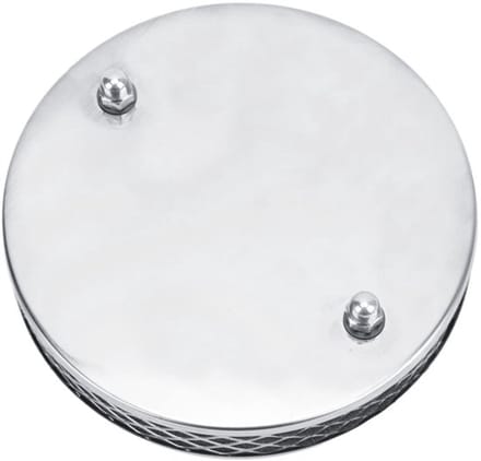Dailygoods - Ronde luchtfilter - Hoog stroomvermogen - Verchromd