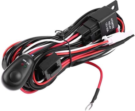 Allecto - Wiring Harness Schakelaar Kit voor LED Lichtbalk - 1 Schakelaar 2 Lichten