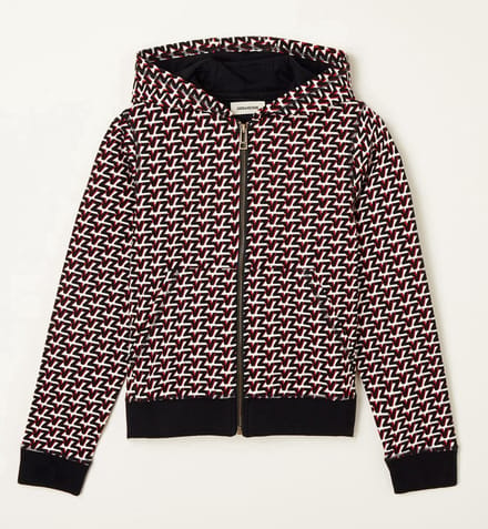 Zadig&Voltaire Kids Jack met capuchon en logoprint - Maat 152