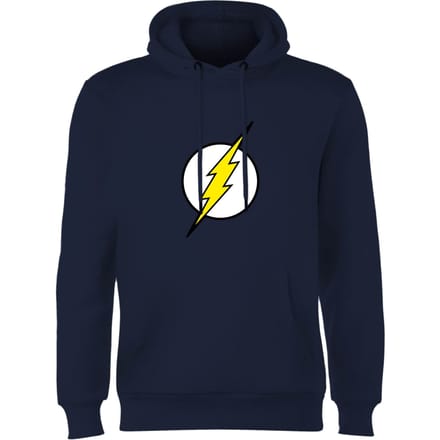 Justice League Flash Logo Hoodie - Navy - S