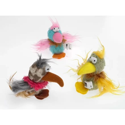 Pluche kattenspeeltje met kattenkruid en rammelaar Ebi Wanna Crazy Canard