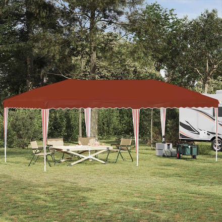 vidaXL - Pop-up - Feesttent - 575 - x - 290 - x - 245 - cm - Terracotta
