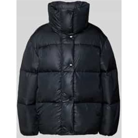 Relaxed fit donsjack met opstaande kraag