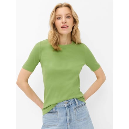 Brax Dames Shirt  Style CARINA S grass green, groen, maat 42