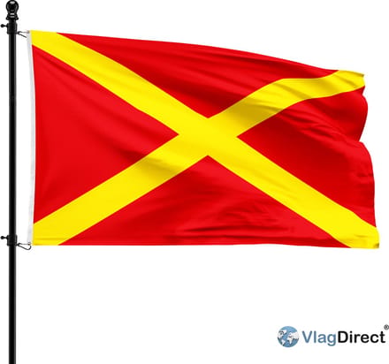 Gemeente Virton vlag - 90 x 150 cm.