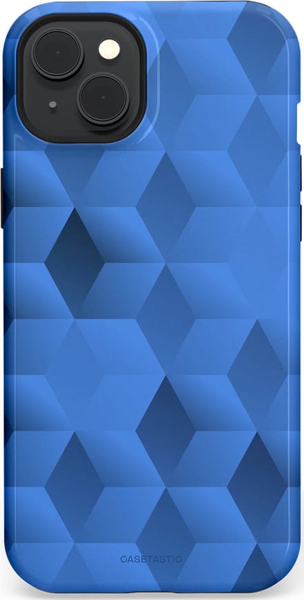 Casetastic Hoesje Geschikt voor Apple iPhone 15 Plus Magsafe - Stijlvolle Beschermende Duo-layer Case - Hexaflow