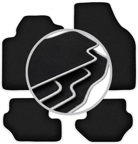 CARLUX-SILVER automatten voor: Ford Fiesta MK5 hatchback (1999-2002)