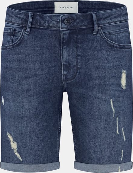 Purewhite Denim Short The Steve