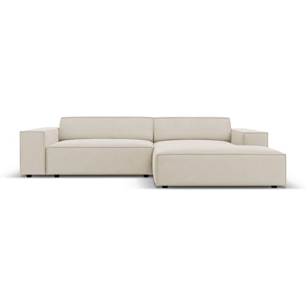 4-zits hoekbank Jodie velvet rechts | Micadoni