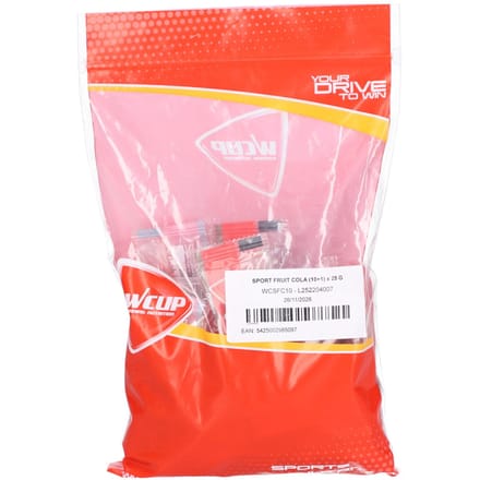 WCUP Sport Fruit Cola + Cafeïne 11x25 Reep