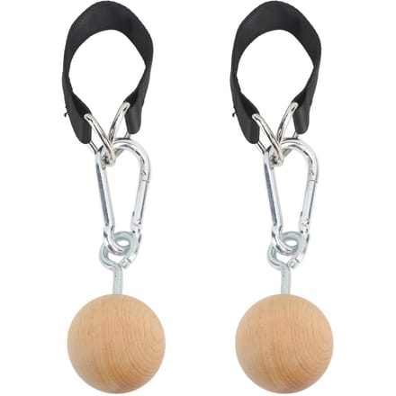 Houten Optrekballen Klimwandgrepen Trainingsset Armkrachttrainer Optrekbal white