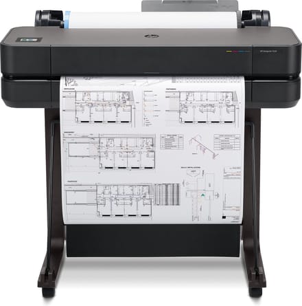 Hp Designjet T630 24´´ Plotter Zwart One Size / EU Plug 220V