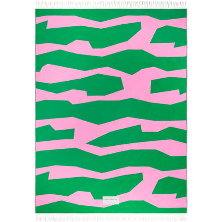 Objekte unserer Tage SEIDEL Deken - emerald/rose