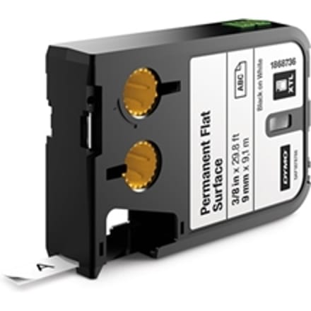 DYMO 1868736 XTL tape permanent zwart op wit 9mm (origineel)
