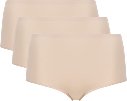 Chantelle - SoftStretch - Hogetailleslip - One Size - naadloos - onzichtbaar - per 3 - NUDE