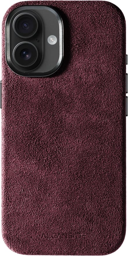 iPhone Alcantara Case - Wine Red (World Cup edition)