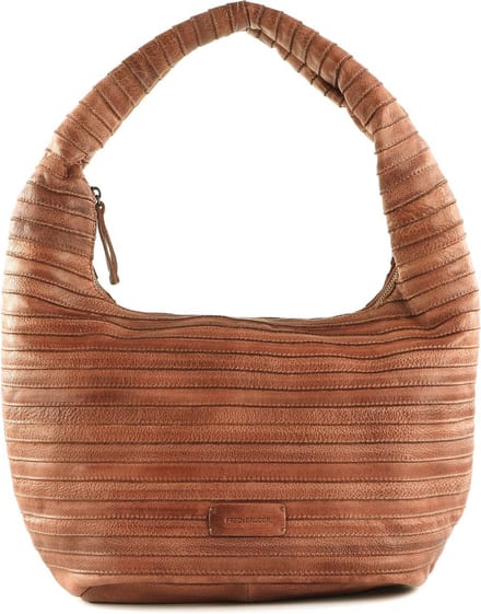 FREDsBRUDER Leren Schoudertas Lift Hobo Light Rust Terracotta