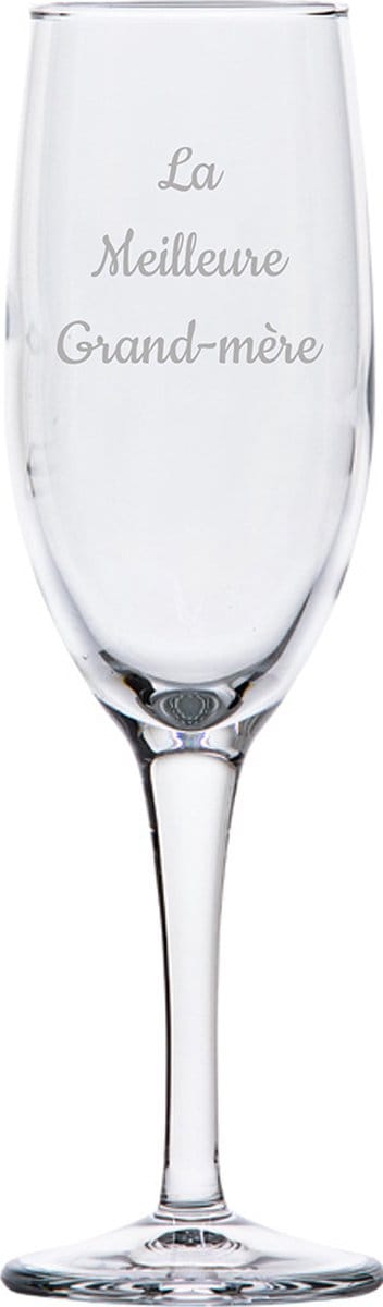 Champagneglas gegraveerd - 16,5cl - La Meilleure Grand-mère
