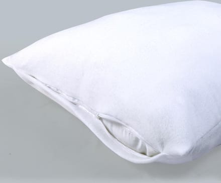 Homéé® Molton Kussensloop Flanel stretch wit 60x70cm 100% gekamde katoen - kussen beschermer 2 stuks
