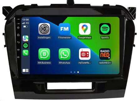 Carplay autoradio voor Suzuki Vitara | 2015 t/m 2023 | Android 13 | Draadloos Apple Carplay & Android Auto | 2GB + 32GB | 8-Core processor | Davilon | 2025 model | 2015 2016 2017 2018 2019 2020 2021 2022 2023 | Bluetooth & Wifi