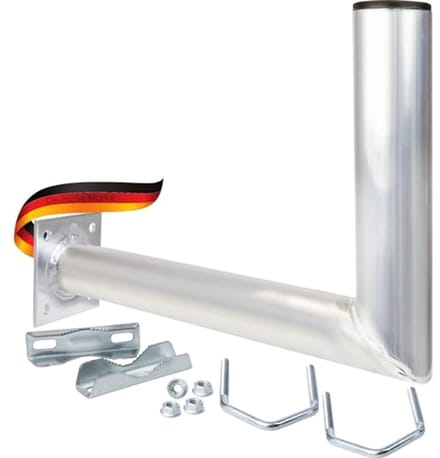 Aluminium Balkonbeugel voor Schotelantenne met 30 cm Wandafstand