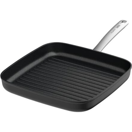 LEO Grillpan antikleef Graphite - Ø 28cm - Zwart - PFAS-vrij