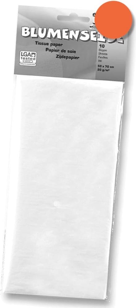 Folia zijdepapier oranje