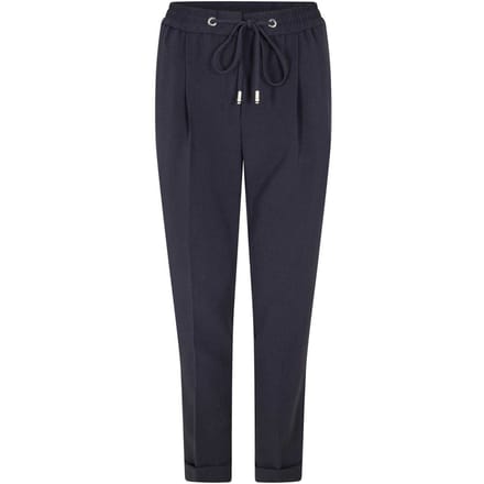 Boss Dames/Dames Tariyanah Broek met Rechte Pijpen (Donkerblauw)