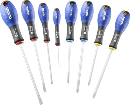 SET VAN 8 SCHROEVENDRAAIERS - SLEUF / PH / PZ
