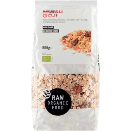 Muesli gojibes raw bio