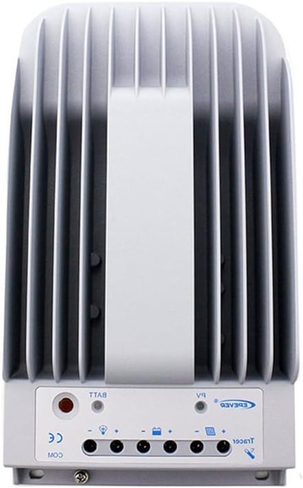 MPPT Solar Charge Controller - Zonne Laadregelaar - Energie Beheer - Geavanceerde MPPT Technologie - 30A 12/24V - Grijs