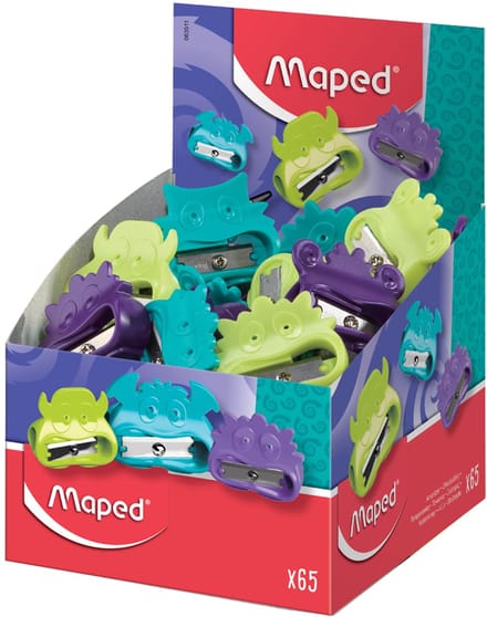 Maped Slijper Vivo Monsters, kunststof, displayverpakking 65 stuks