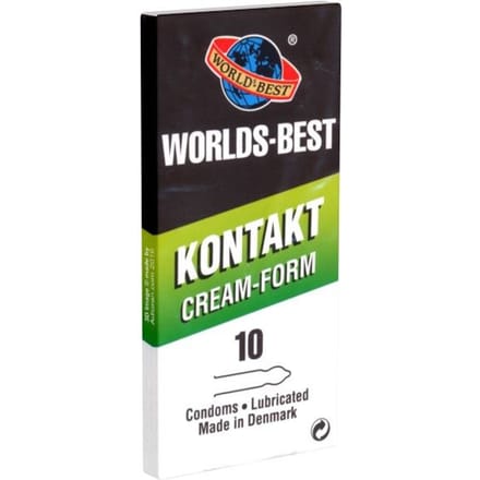 Worlds Best Contact Cream Shape Condooms 10 stuks