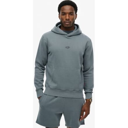 Superdry Hoodie met Micrologo Blue Grootte: Xxxl
