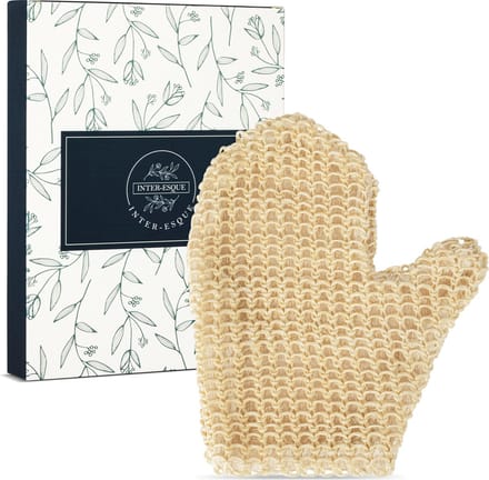 INTER-ESQUE Scrub Handschoen - Exfoliating Glove - Sisal