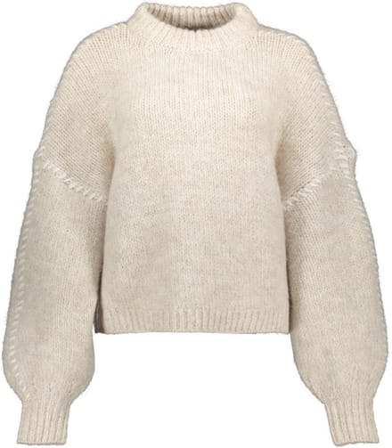 Vero Moda Trui Vmzen Ls O-neck Pullover Ga Exp Rep 10319990 Birch/melange Dames Maat - M