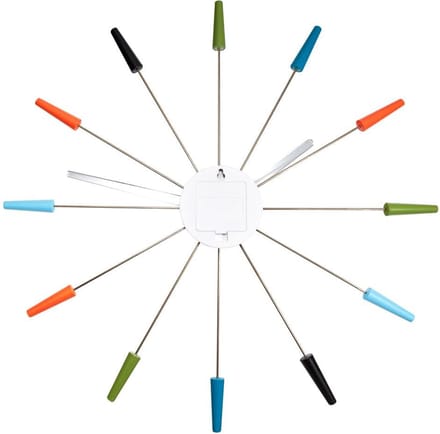 NeXtime NE-2610VI Wandklok 58 cm RVS Plug Inn