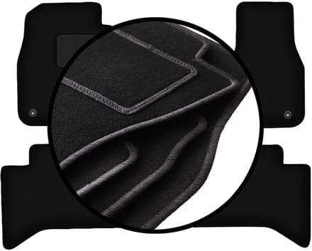 Complete set veloursmatten voor: Dodge RAM short DJ (2009-2019)