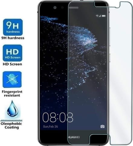 2 Stuks Screenprotector Tempered Glass Glazen Gehard Screen Protector 2.5D 9H (0.3mm) - Geschikt Voor: Huawei P10