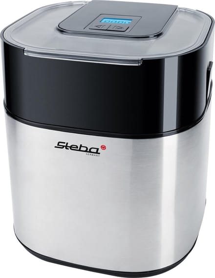 Steba IC30 - Roomijsmachine met vrieskom - RVS behuizing- 1,5 Liter - timer - LCD display - BPA vrij