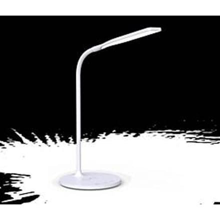 meet by Paperflow IRENE LED tafellamp wit, 300 lm, flexibele arm, Qi-oplader, CCT-modus
