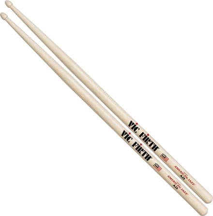 Vic Firth AJ2 drumstokken hickory Jazz 2