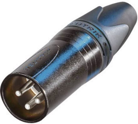 Neutrik NC3MXX-BAG XLR 3-pins (m) connector / zwart