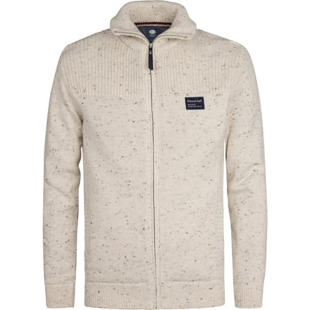 Petrol Industries - Heren Gebreid Vest Tomahawk - Wit