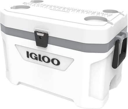 Marine Ultra 54 Koelbox 51 Liter - Wit/Grijs, Ideaal voor Boot en Avontuur