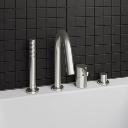 Ideal Standard 4-hole bath faucet for tub edge with spout BC789GN